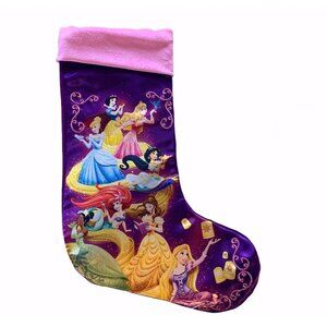 Disney Parks Princess Ariel Belle Tiana Jasmine Cinderella Christmas Stocking